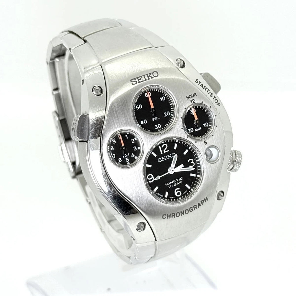 Seiko Sportura SLQ007 Kinetic Chronograph