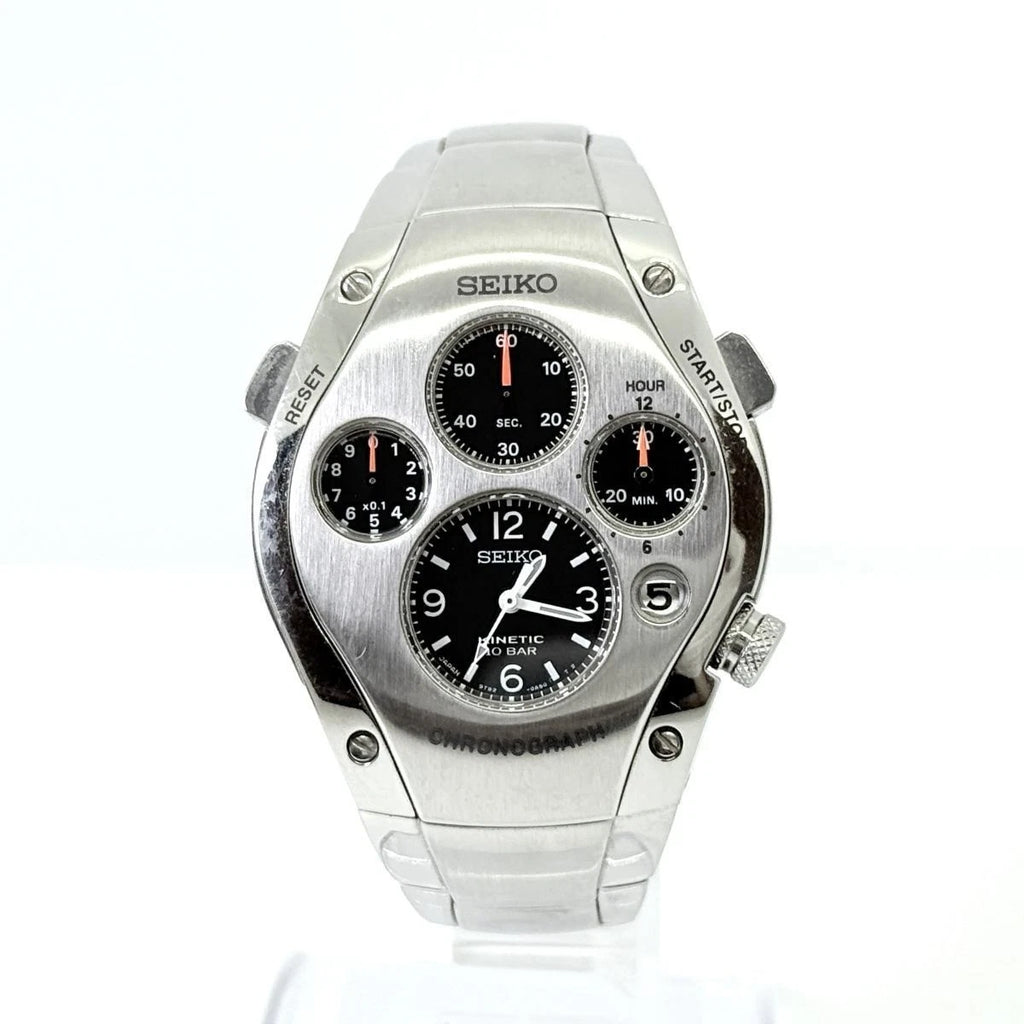 Seiko Sportura SLQ007 Kinetic Chronograph