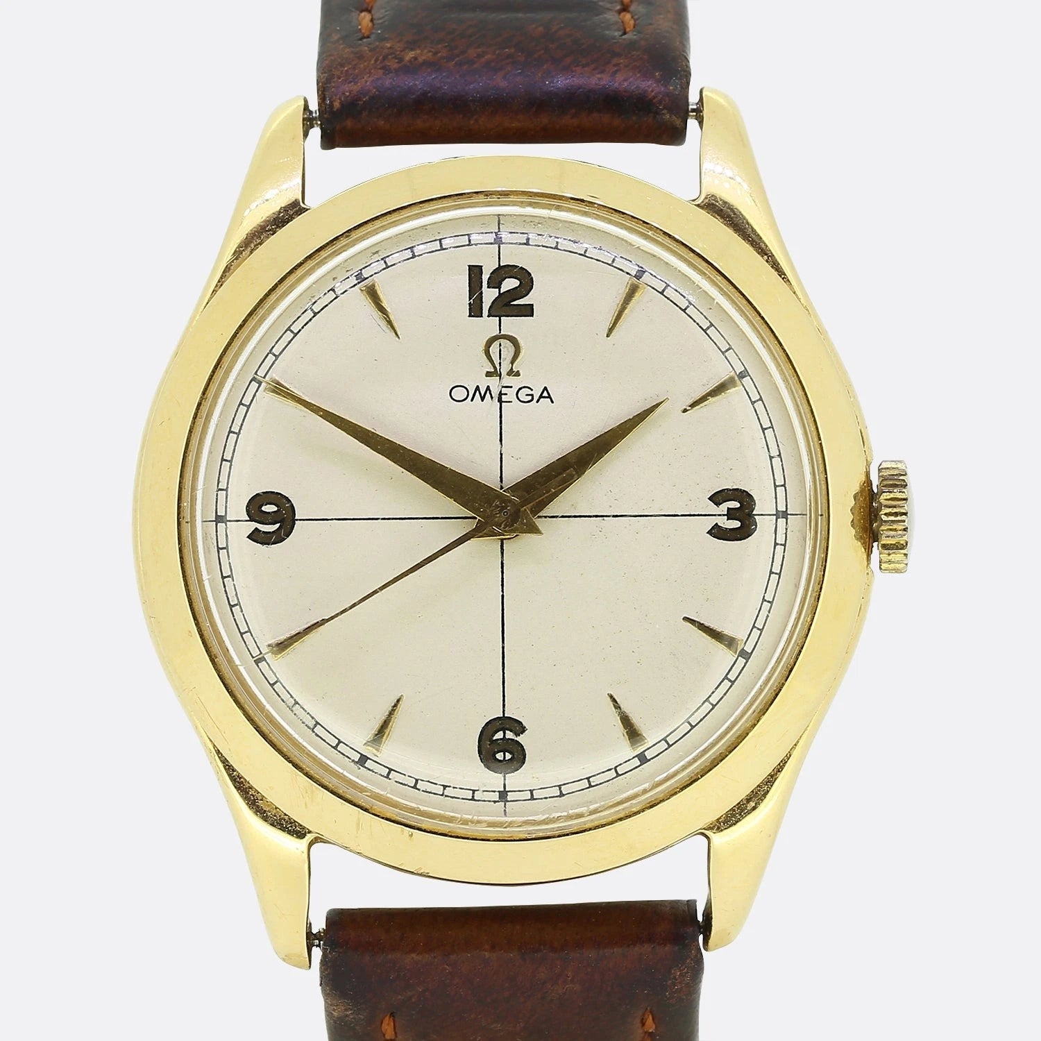 Omega Vintage Gold-Plated Manual Wind